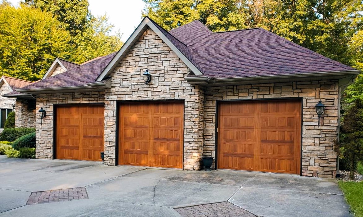 Stamped Shaker Garage Doors | C.H.I. Overhead Doors